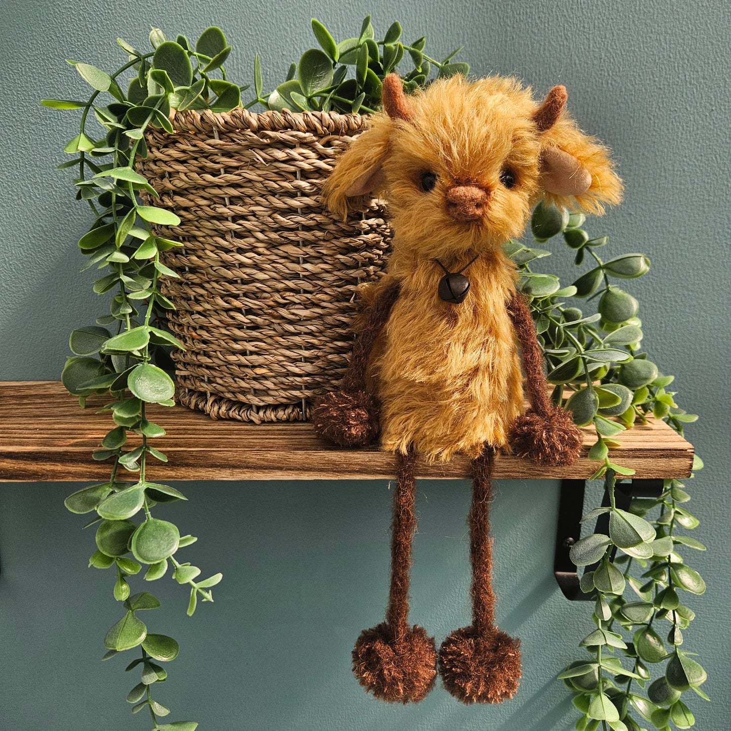 Highland Cow Shelf Sitter #2