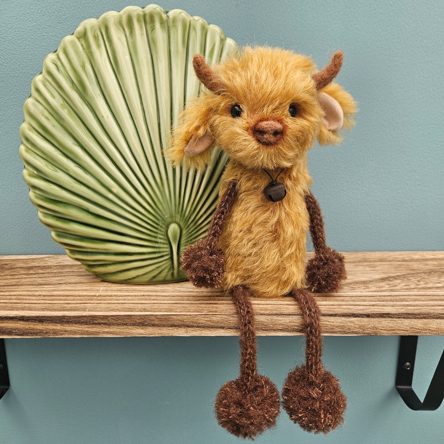 Highland Cow Shelf Sitter #3
