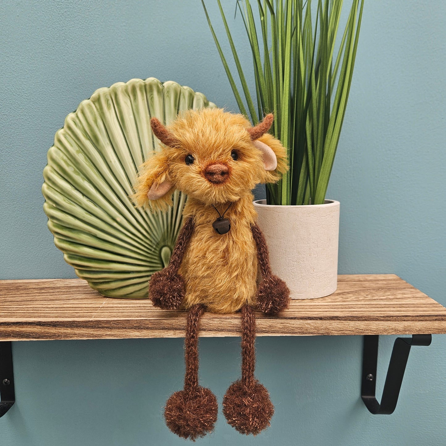 Highland Cow Shelf Sitter #3