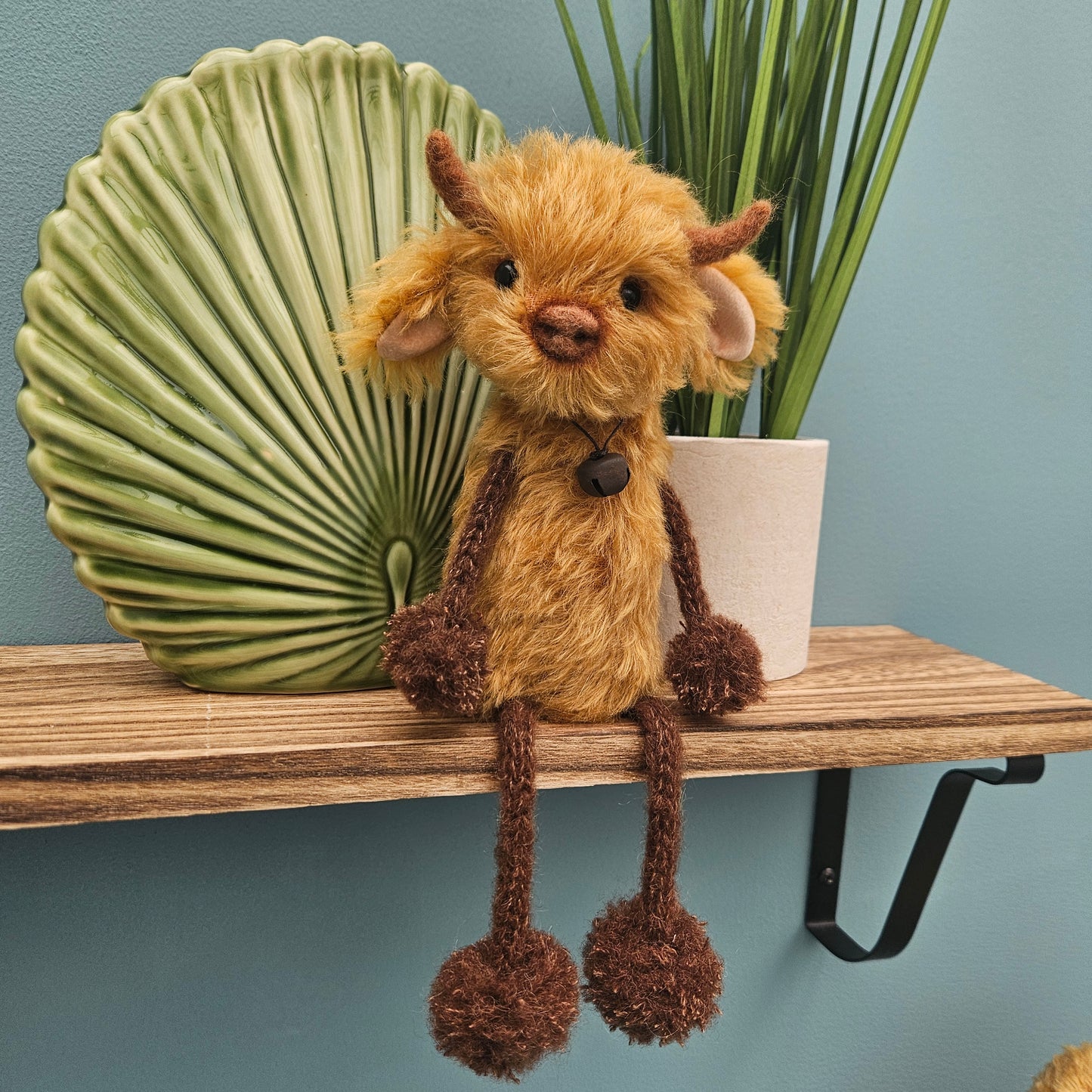 Highland Cow Shelf Sitter #3