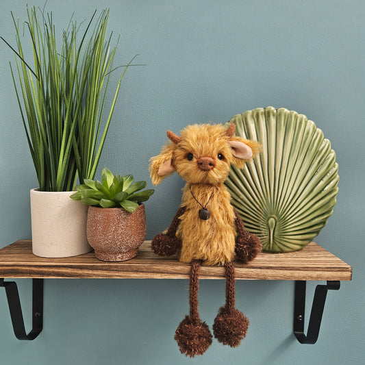 Highland Cow Shelf Sitter #1